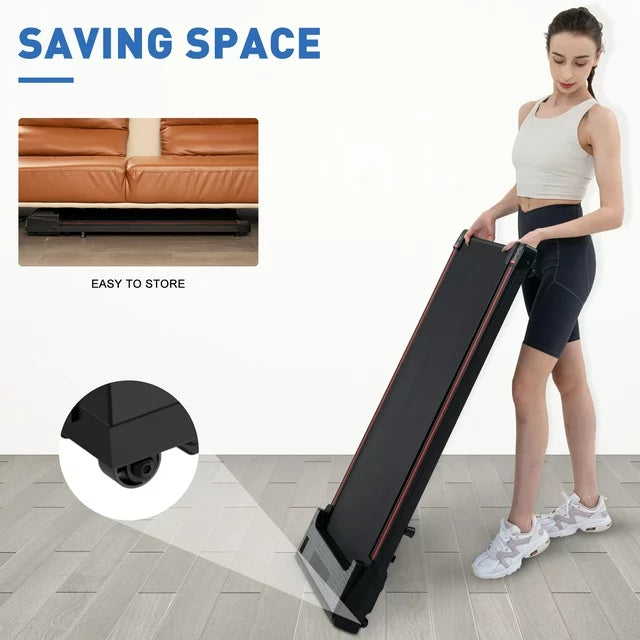 Treadmill for Home, 1-6KM/H Under Desk Treadmill, Treadmill Walking Pad